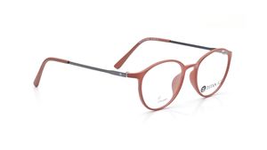 Image 2 of Brown Round Eyeglasses for Women from Ace by Titan Available at Titan Eye+