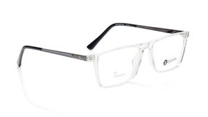 Image 2 of Transparent Rectangle Eyeglasses for Men from Ace by Titan Available at Titan Eye+