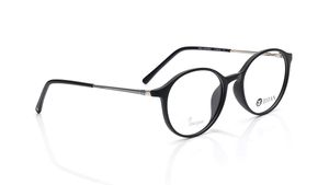 Image 2 of Black Round Eyeglasses for Men and Women from Ace by Titan Available at Titan Eye+