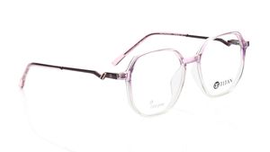 Image 2 of Purple Geometric Eyeglasses for Women from Titan Available at Titan Eye+