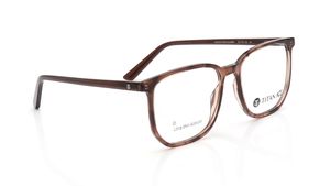 Image 2 of Brown Wayfarer Rimmed Eyeglasses for Men and Women from Titan Available at Titan Eye+
