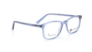 Image 2 of Blue Rectangle Rimmed Eyeglasses for Men and Women from Titan Available at Titan Eye+