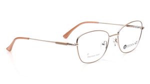 Image 2 of Gold CatEye Eyeglasses for Women from Titan Available at Titan Eye+