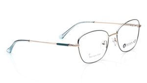 Image 2 of Gold CatEye Eyeglasses for Women from Titan Available at Titan Eye+