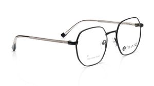 Image 2 of Black Geometric Eyeglasses for Men and Women from Titan Available at Titan Eye+