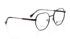 Image 2 of Orange Round Eyeglasses for Men and Women from Titan Available at Titan Eye+