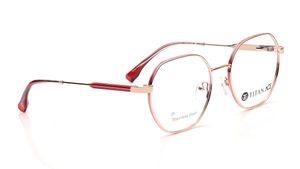 Image 2 of Rose Gold Round Eyeglasses for Men and Women from Titan Available at Titan Eye+