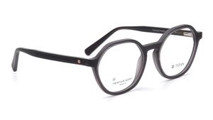 Image 2 of Grey Geometric Eyeglasses for Men and Women from Titan Available at Titan Eye+