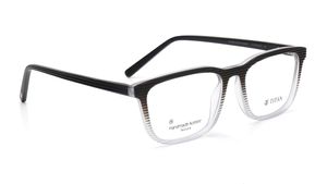 Image 2 of Black Rectangle Eyeglasses for Men and Women from Titan Available at Titan Eye+