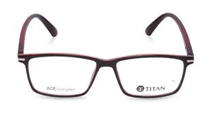 Image 2 of Black Square Rimmed Eyeglasses(TA0043UFP2V) from Fastrack Available at Titan Eye+