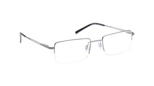 Image 2 of Gun Metal Rectangle Eyeglasses for Men and Women from Titan Available at Titan Eye+