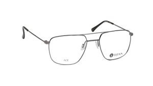 Image 2 of Grey Navigator Rimmed Eyeglasses(TA0060UFM5MDGV) from Titan Available at Titan Eye+