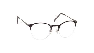 Image 2 of Black Round Eyeglasses for Men and Women from Titan Available at Titan Eye+