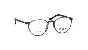 Image 2 of Green Wayfarer Eyeglasses for Men and Women from Ace by Titan Available at Titan Eye+