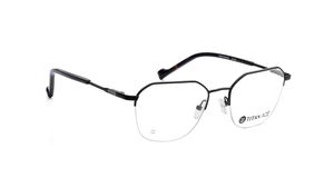 Image 2 of Black Geometric Eyeglasses for Men from Ace by Titan Available at Titan Eye+