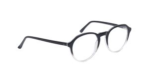 Image 2 of Black Round Eyeglasses for Men from Ace by Titan Available at Titan Eye+