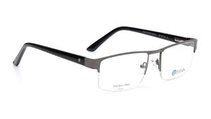 Image 2 of Gun Metal Square Eyeglasses for Men and Women from Ace by Titan Available at Titan Eye+