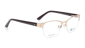 Image 2 of Gold CatEye Eyeglasses for Women from Ace by Titan Available at Titan Eye+