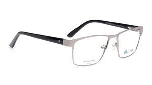 Image 2 of Gun Metal Square Eyeglasses for Men from Ace by Titan Available at Titan Eye+