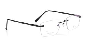Image 2 of Black Rectangle Eyeglasses for Men And Women from Ace by Titan Available at Titan Eye+