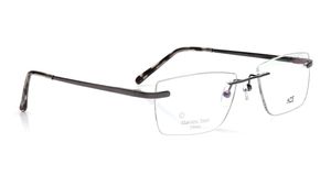 Image 2 of Grey Rectangle Eyeglasses for Men And Women from Ace by Titan Available at Titan Eye+