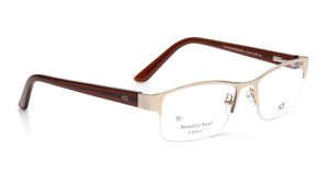Image 2 of Gold Rectangle Eyeglasses for Men And Women from Ace by Titan Available at Titan Eye+