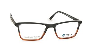 Image 2 of Rectangle Rimmed Men Eyeglasses (TC1013MFP4MBRV|53) from Titan Available at Titan Eye+