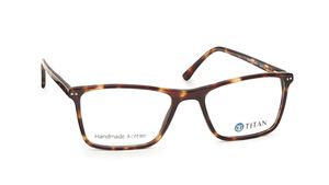 Image 2 of Rectangle Rimmed Men Eyeglasses (TC1014MFP4LBRV|56) from Titan Available at Titan Eye+