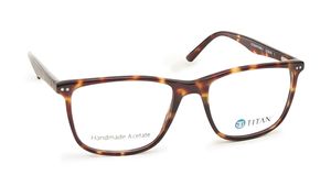 Image 2 of Square Rimmed Men Eyeglasses (TC1016MFP3MBRV|53) from Titan Available at Titan Eye+