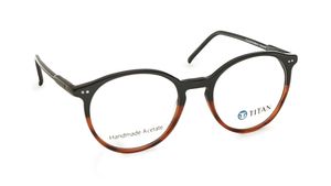 Image 2 of Round Rimmed Men Eyeglasses (TC1020MFP3MBKV|51) from Titan Available at Titan Eye+