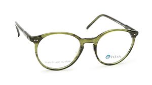 Image 2 of Round Rimmed Men Eyeglasses (TC1020MFP4MGRV|51) from Titan Available at Titan Eye+