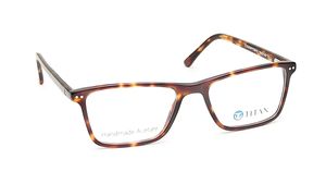 Image 2 of Rectangle Rimmed Men Eyeglasses (TC1023MFP1SBRV|50) from Titan Available at Titan Eye+