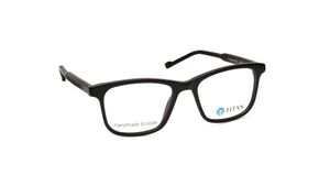 Image 2 of Black Square Eyeglasses for Men from Titan Available at Titan Eye+