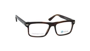 Image 2 of Brown Rectangle Men Eyeglasses (TC1063MFP2MBRV|52) from Titan Available at Titan Eye+