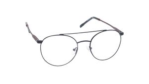 Image 2 of Black Aviator Eyeglasses for Men from Titan Available at Titan Eye+