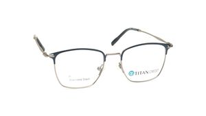 Image 2 of Black Square Eyeglasses for Men and Women from Titan Available at Titan Eye+