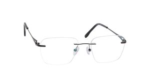 Image 2 of Black Wayfarer Eyeglasses for Men and Women from Fastrack Available at Titan Eye+