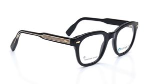 Image 2 of Black Round Rimmed Eyeglasses for Men from Titan Available at Titan Eye+