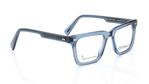 Image 2 of Blue Rectangle Eyeglasses for Men from Titan Available at Titan Eye+