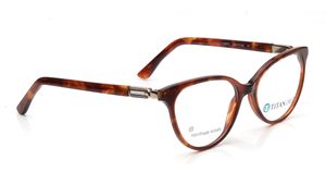 Image 2 of Havana CatEye Eyeglasses for Women from Titan Available at Titan Eye+