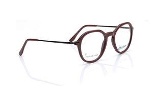 Image 2 of Brown Round Eyeglasses for Men and Women from Titan Available at Titan Eye+