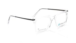 Image 2 of Transparent Square Eyeglasses for Men from Titan Available at Titan Eye+