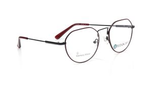 Image 2 of Black Geometric Rimmed Eyeglasses for Men and Women from Titan Available at Titan Eye+