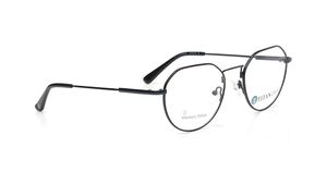 Image 2 of Blue Geometric Rimmed Eyeglasses for Men and Women from Titan Available at Titan Eye+