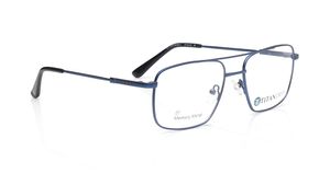 Image 2 of Blue Navigator Rimmed Eyeglasses for Men from Titan Available at Titan Eye+