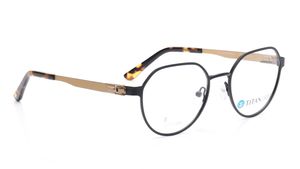 Image 2 of Black Round Eyeglasses for Men and Women from Titan Available at Titan Eye+