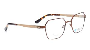 Image 2 of Brown Geometric Eyeglasses for Women from Titan Available at Titan Eye+