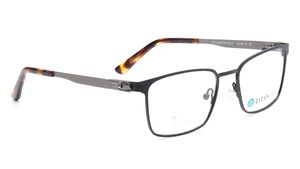 Image 2 of Black Rectangle Eyeglasses for Men from Titan Available at Titan Eye+