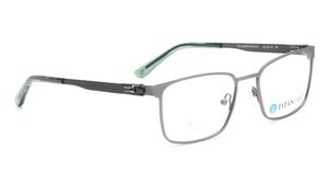 Image 2 of Grey Rectangle Eyeglasses for Men from Titan Available at Titan Eye+