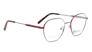 Image 2 of Titan Crest Geometric Gun Metal Rimmed Eyeglasses for Men and Women from Titan Available at Titan Eye+